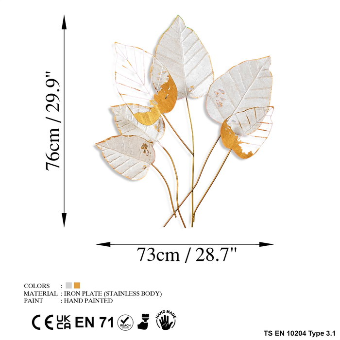 Wallity Feuille 2 Multicolor